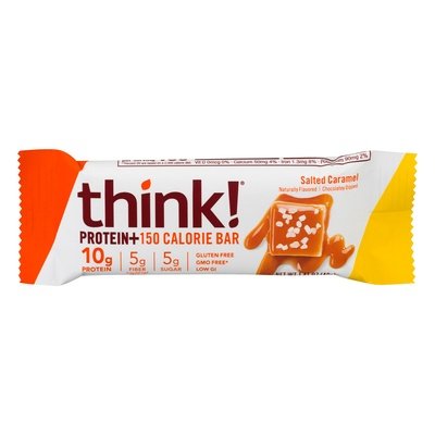 Think! Protein Bar Chocolatey Dipped Salted Caramel 10/1.41OZ [UNFI #1536820] [ebt]