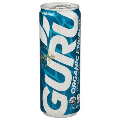 Guru Energy Drink Organic Yerba Mate 12/12 OZ [UNFI #3009750] [ebt]