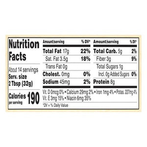 Santa Cruz Organic Peanut Butter Spread Dark Roasted Crunchy No Stir 6/16 OZ [UNFI #2915023] [ebt]