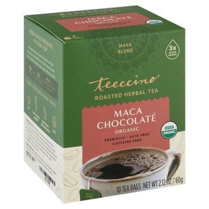 Teeccino Herbal Tea Organic Maca Chocolate Bags 6/10 Bag [UNFI #0447607] [ebt]