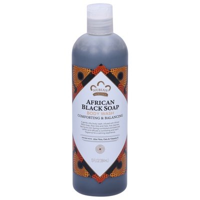 Nubian Heritage Body Wash African Black Soap 13 OZ [UNFI #0917997] T
