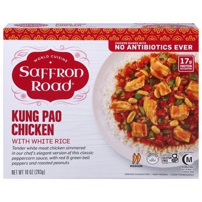 Saffron Road Kung Pao Chicken With Rice 8/10 OZ [UNFI  #2851319]