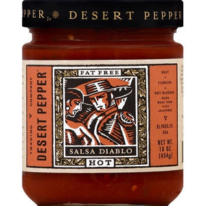 Desert Pepper Trading Co Salsa Diablo Hot 6/16 oz [UNFI #0275016 ] [ebt]