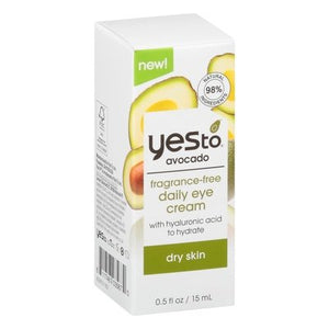 Yes To Daily Eye Cream Fragrance-Free Dry Skin 0.5 OZ [UNFI #2672996] T