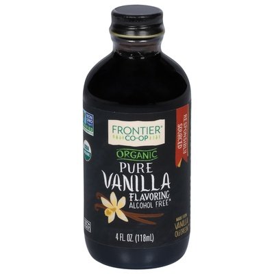 Frontier Nat Prod Co-Op Vanilla Flavoring Organic Pure 4 OZ [UNFI #1528280] [ebt]
