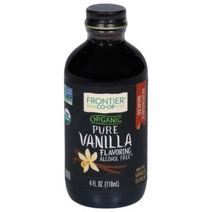 Frontier Nat Prod Co-Op Vanilla Flavoring Organic Pure 4 OZ [UNFI #1528280] [ebt]