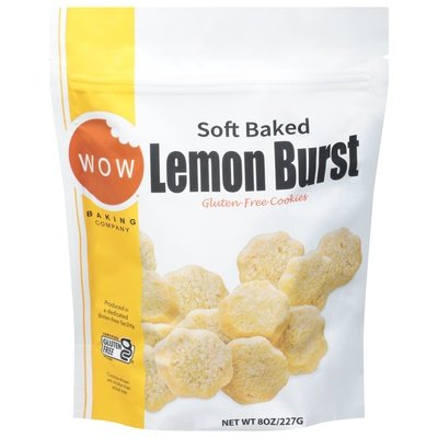 Wow Baking Company Cookies Gluten-Free Soft Baked Lemon Burst 12/8 OZ [UNFI #2942092] [ebt]