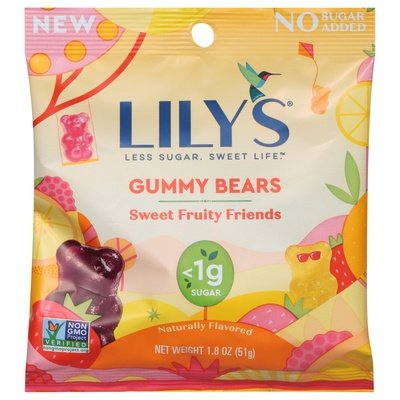 Lilys Gummy Bears Sweet Fruity Friends 12/1.8 OZ [UNFI #2804144] [ebt] T