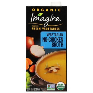Imagine Foods No-Chicken Broth Organic Vegetarian 6/32 OZ [UNFI #2821536] [ebt]
