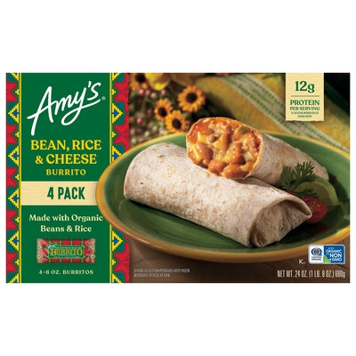 Amys Bean & Cheese Burrito 6/24 OZ [UNFI  #2984532]