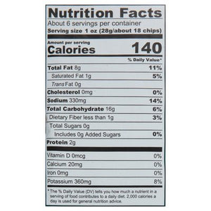 The Good Crisp Company Potato Chips Sea Salt & Vinegar Crinkle Cut 12/5.5 OZ [UNFI #3009438] [ebt]