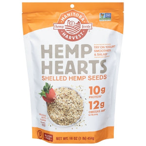 Manitoba Harvest Hemp Seeds Shelled Nutty Flavor 16 OZ [UNFI #1042092] [ebt]