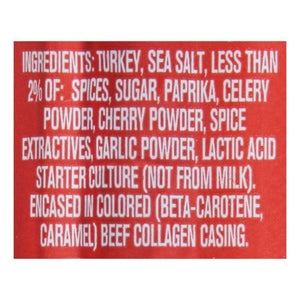 Vermont Smoke And Cure Turkey Stick Uncured Pepperoni 24/1 OZ [UNFI #1515212] [ebt]