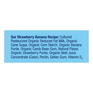 Stonyfield Organic Yogurt Lowfat Organic Strawberry Banana 8/8/2 OZ [UNFI #2087658] [ebt]