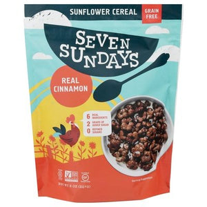 Seven Sundays Cereal Sunflower Grain Free Real Cinnamon 6/8 OZ [UNFI #2634202] [ebt]