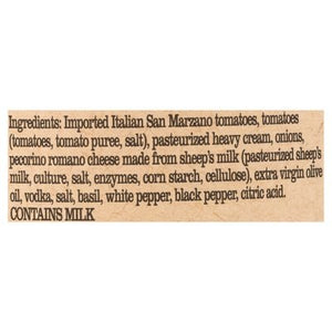 Cucina Antica Cooking Sauce Premium La Vodka 12/25 OZ [UNFI #0148189] [ebt]