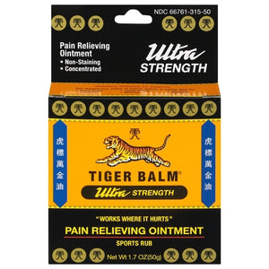 Tiger Balm Pain Relieving Ointment Ultra Strength Sports Rub 1.7 OZ [UNFI #0867424] T