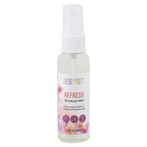 Aura Cacia Workout Mist Refresh 2 OZ [UNFI #2745776] T