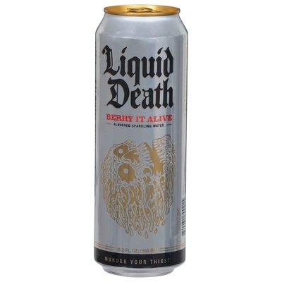 Liquid Death Sparkling Water Berry It Alive Flavored 24/19.2 OZ [UNFI #2930386] [ebt] T