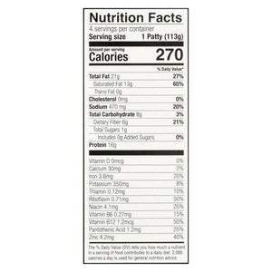 Notco Notburger Plant Based Patty 6/4 Ct [UNFI  #2865863]