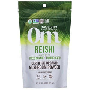 Om Mushroom Powder Organic Reishi 3.5 OZ [UNFI #2390565] T