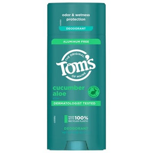 Toms Of Maine Deodorant Cucumber Aloe Scent Aluminum Free 1/3.25 OZ [UNFI #3037686] T