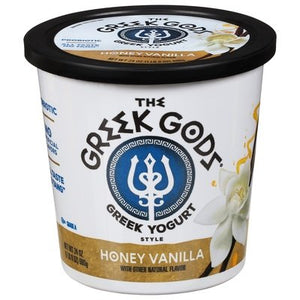 Greek Gods Yogurt Honey Vanilla Greek Style 6/24 OZ [UNFI #775577] [ebt]