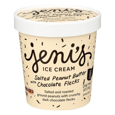 Jeni Icrm Slt Pbtr Choc 8/16 OZ [UNFI  #1826254]