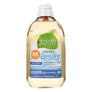 Seventh Generation Laundry Detergent Free & Clear 6/23.1 OZ [UNFI #2519775] T