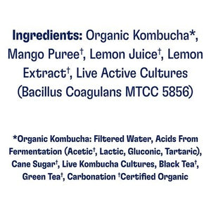 Health-Ade Kombucha Mango Lemonade 12/16 OZ [UNFI #1788389] [ebt] T