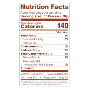 Simple Mills Pita Crackers Veggie Flour Mediterranean Herb 6/4.25 OZ [UNFI #2537256] [ebt]