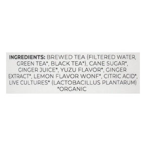 Rowdy Mermaid Kombucha Kombucha Yuzu Ginger Lemon 12/12 OZ [UNFI #2892594] [ebt] T