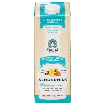 Califia Farms Almondmilk Unsweetened Vanilla 6/32 OZ [UNFI #2547537] [ebt] T