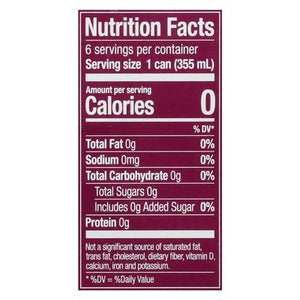 Zevia Soda Zero Sugar Black Cherry 4/6/12 OZ [UNFI #2980480] [ebt] T