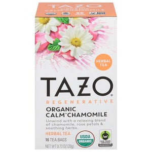 Tazo Herbal Tea Organic Calm Chamomile 6/16 BAG [UNFI #2997195] [ebt]