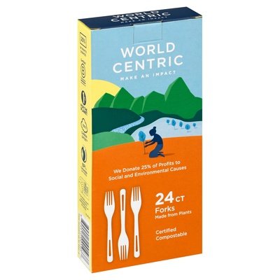 World Centric Forks 12/24 Ct [UNFI #0306100] T
