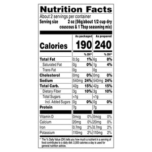 Near East Couscous Mix Pearled Roasted Garlic & Olive Oil 12/4.7 OZ [UNFI #530287] [ebt]