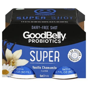 Good Belly Oat Drink Vanilla Chamomile Flavor Super 6/4/2.7 OZ [UNFI #1469113] [ebt] T