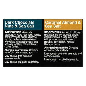 Kind Bars Dark Chocolate Nuts & Sea Salt/Caramel Almond Sea Salt Minis 20 Bar Variety Pack 4/20/.7OZ [UNFI #2524114] [ebt]