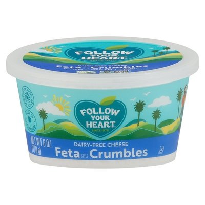 Follow Your Heart Cheese Crumbles Dairy-Free Feta Style 8/6 OZ [UNFI #2693612] [ebt]