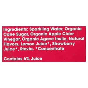 Poppi Prebiotic Soda Strawberry Lemon 6/4/12 OZ [UNFI #2941151] [ebt] T