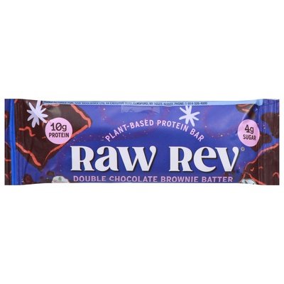 Raw Revolution Protein Bar Double Chocolate Brownie Batter 12/1.6 OZ [UNFI #2146397] [ebt]