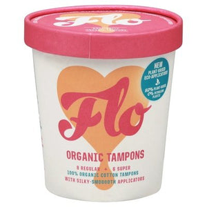 Flo Tampons Eco-Applicator 12/14 CT [UNFI #2896405] T
