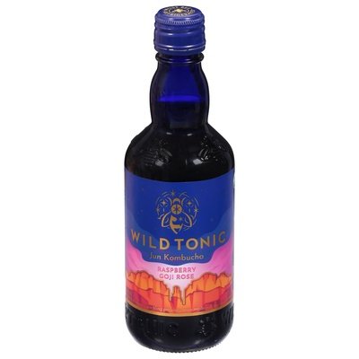 Wild Tonic Jun Kombucha Raspberry Goji Rose 12/12 OZ [UNFI #2810182] [ebt]