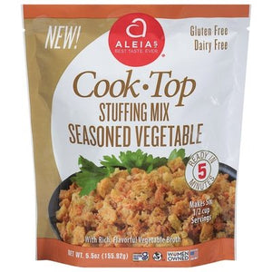 Aleias Stuffing Mix Seasoned Vegetable 6/5.5 OZ [UNFI #2842300] [ebt]
