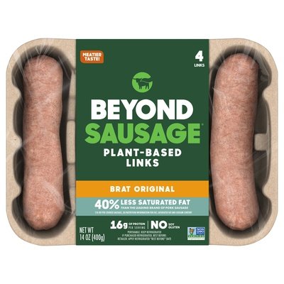 B.M Sausage Orig Brat 8/14 OZ [UNFI  #2267912]