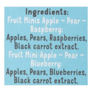 Bear Fruit Minis Apple-Pear Raspberry/Apple-Pear Blueberry 4/3.5 OZ [UNFI #2770154] [ebt]