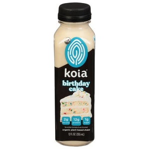 Koia Shake Plant-Based Organic Birthday Cake 6/12 OZ [UNFI #2995959] [ebt] T