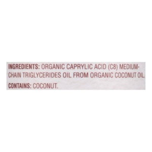 Nutiva MCT Oil C8 Organic 12 OZ [UNFI #2826568] T