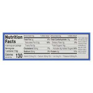 Noosa Finest Yoghurt Blueberry 4 Pack 6/4/4 OZ [UNFI #1621341] [ebt]